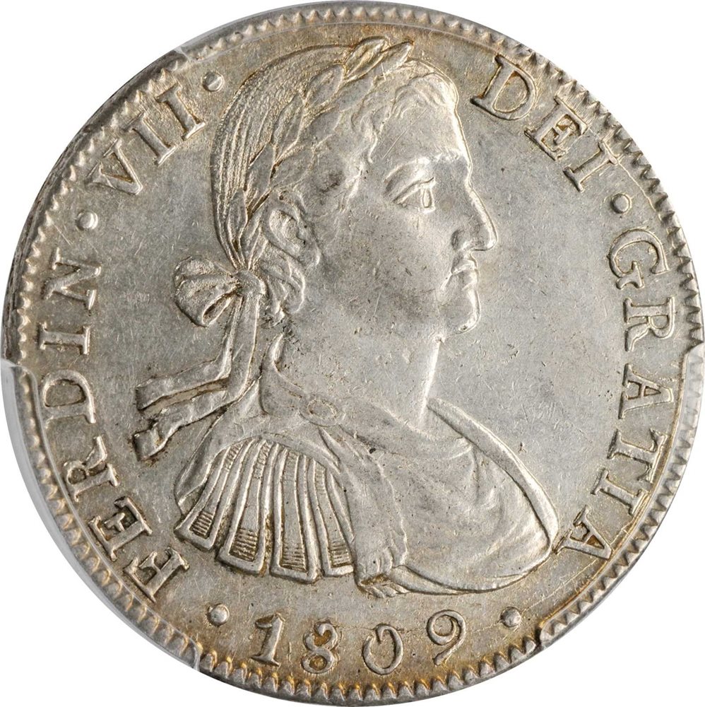MEXICO. 8 Reales, 1809-Mo TH. Mexico City Mint. Ferdinand VII