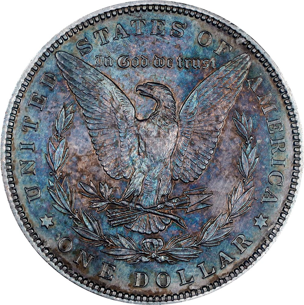 1895 Morgan Silver Dollar. Proof-64 (PCGS). OGH Rattler., PR64