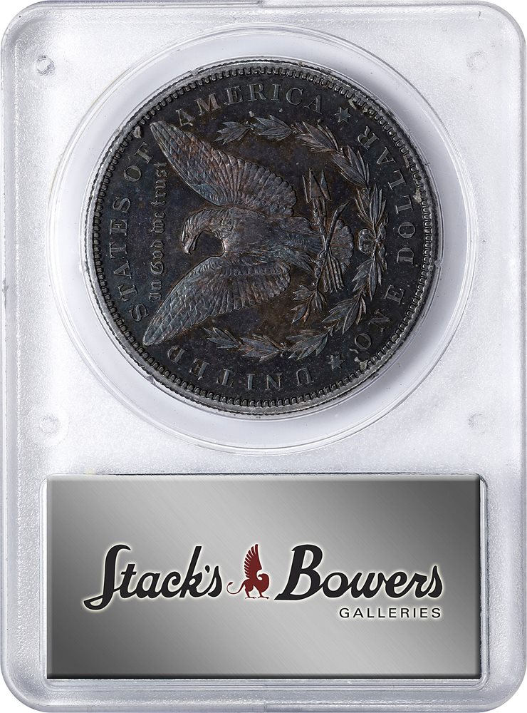 1895 Morgan Silver Dollar. Proof-64 (PCGS). OGH Rattler., PR64