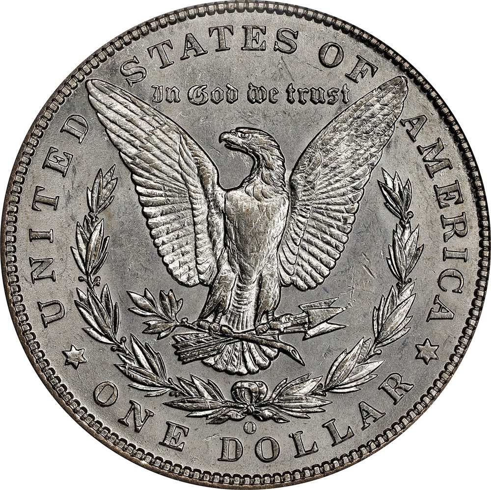1895-O Morgan Silver Dollar. AU-58 (PCGS). CAC. OGH., AU58 - PCGS