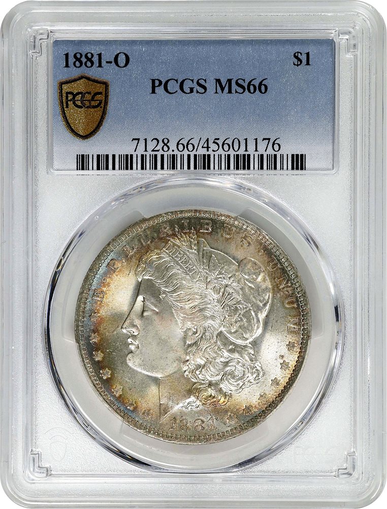 1881-O Morgan Silver Dollar. MS-66 (PCGS)., MS66 - PCGS Auction Prices
