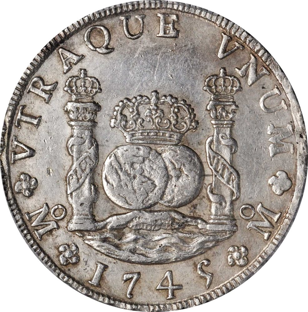 ☆本物保証☆ 莊印なし‼️ メキシコ 割引 8レアル銀貨1894年号 ☆本物