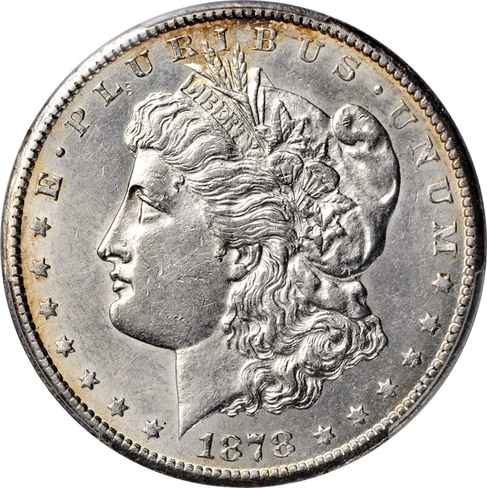 1878-CC Morgan Silver Dollar. AU-55 (PCGS)., AU55 - PCGS Auction
