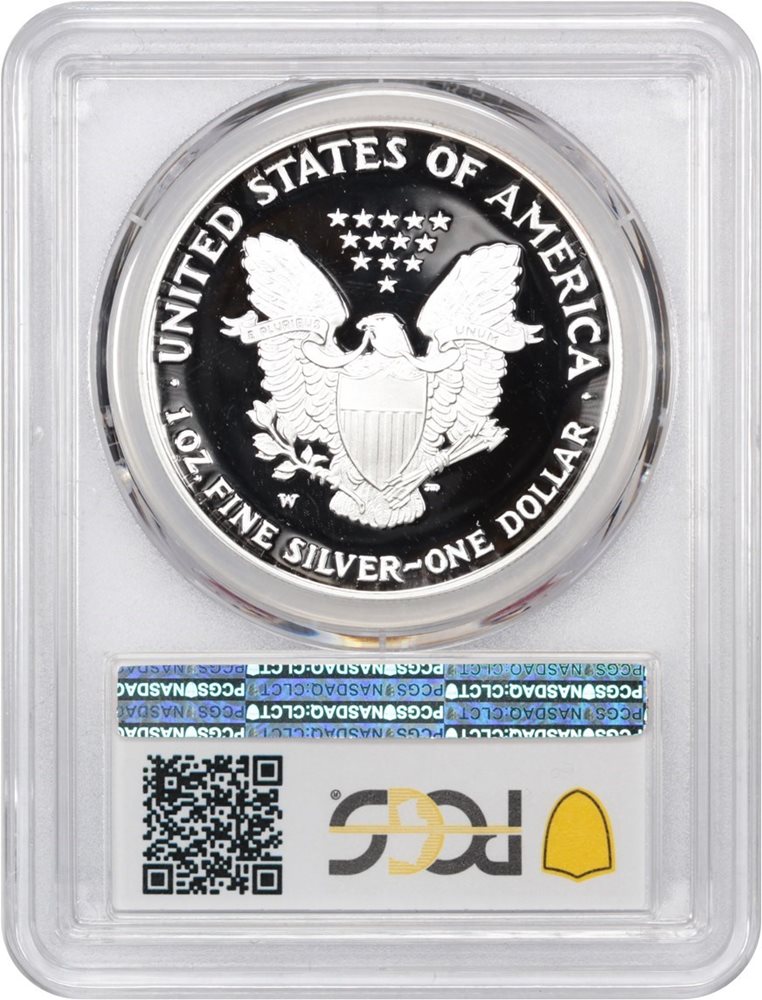 2007-W Silver Eagle $1 PCGS Proof 69 DCAM, PR69DCAM - PCGS Auction