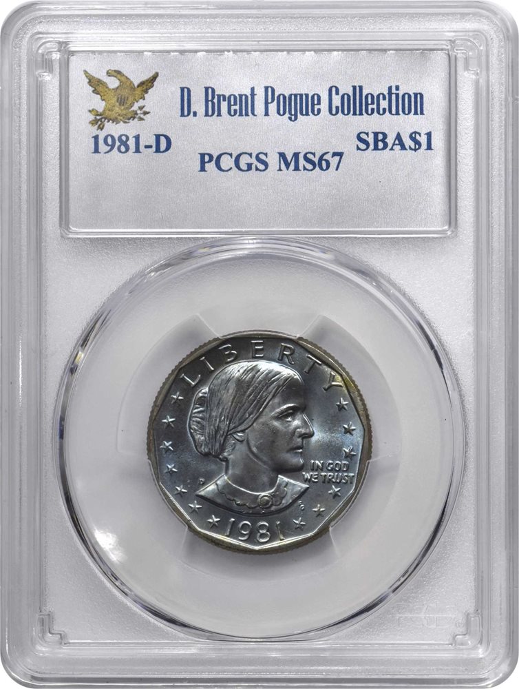 1981-D Anthony Dollar. MS-67 (PCGS)., MS67 - PCGS Auction Prices