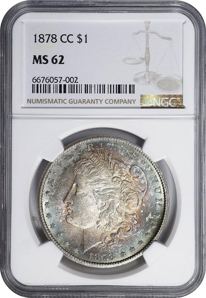 1878-CC Morgan Silver Dollar. MS-62 (NGC)., MS62 - PCGS Auction Prices