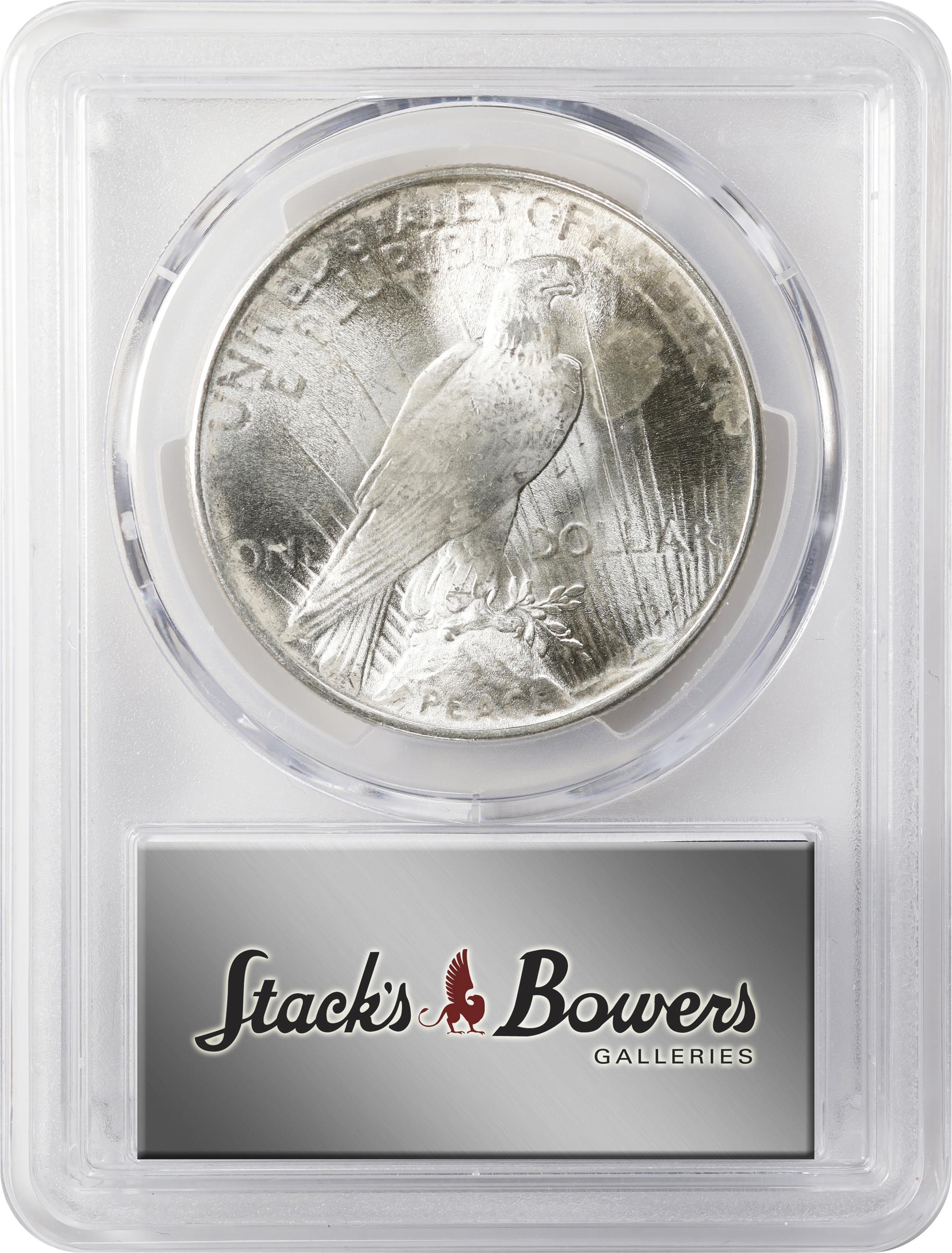 1924 Peace Silver Dollar. MS-66 (PCGS). CAC., MS66 - PCGS Auction