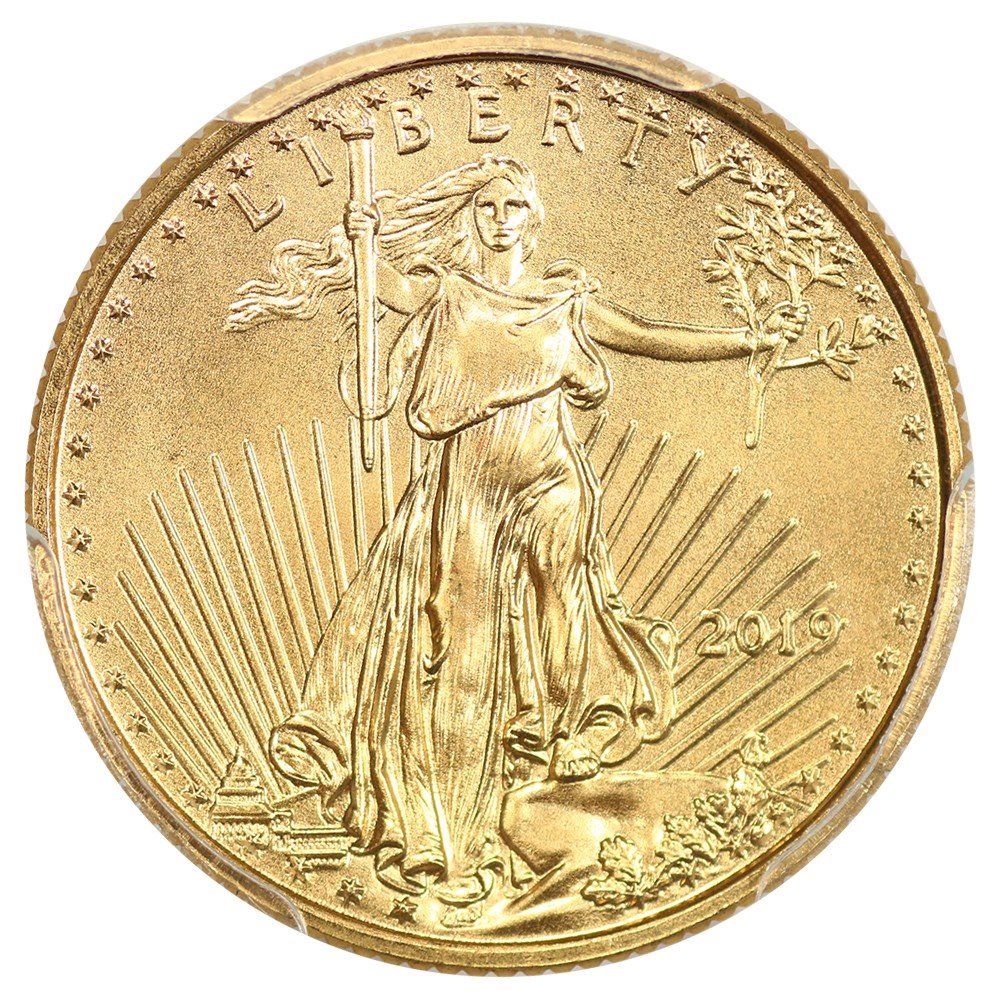 トップガン コイン 2019 Gold Eagle $5 PCGS MS69, MS69 - PCGS Auction Prices