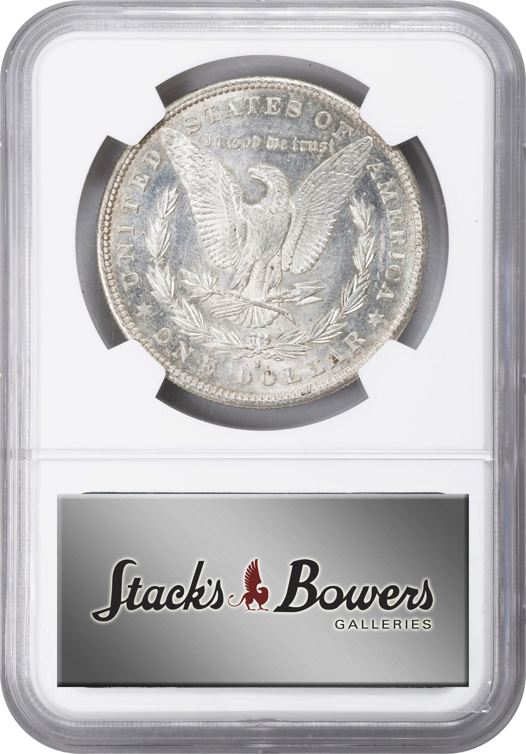 1889-S Morgan Silver Dollar. MS-62+ (NGC)., MS62+ - PCGS Auction
