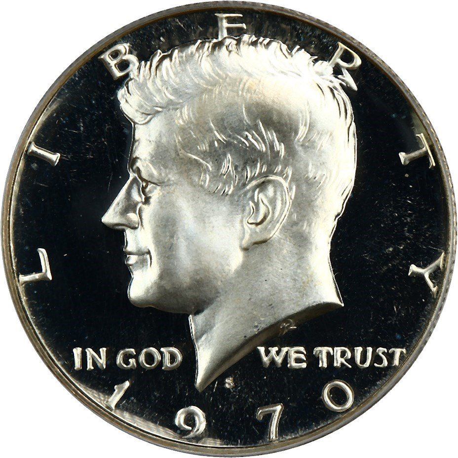 PCGS PR68DCAM 1970年 Proof 5リヤル プルーフ硬貨 ナセル大統領追悼