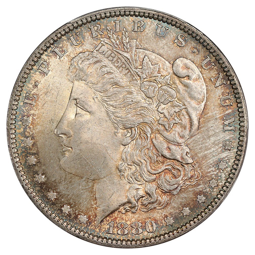 1880 $1 PCGS MS64 (VAM-25, 0/9 Overdate), MS64 - PCGS Auction Prices
