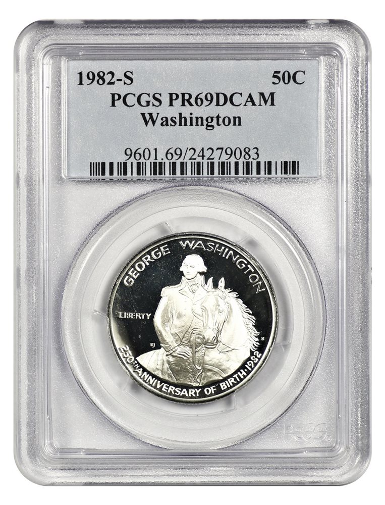 1982-S Washington 50c PCGS Proof 69 DCAM, PR69DCAM - PCGS Auction