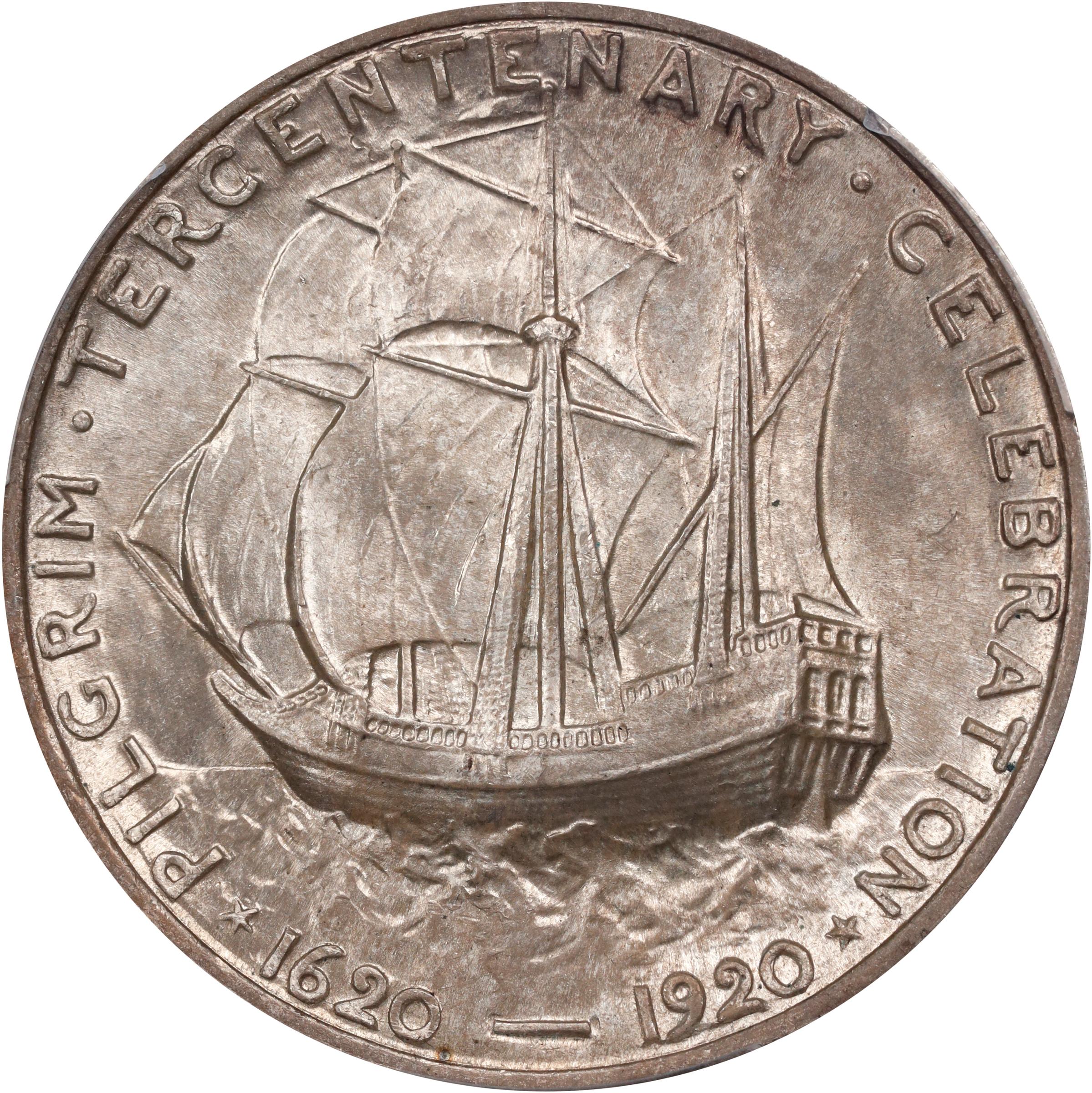 1920 Pilgrim Tercentenary. MS-64 (PCGS)., MS64 - PCGS Auction Prices
