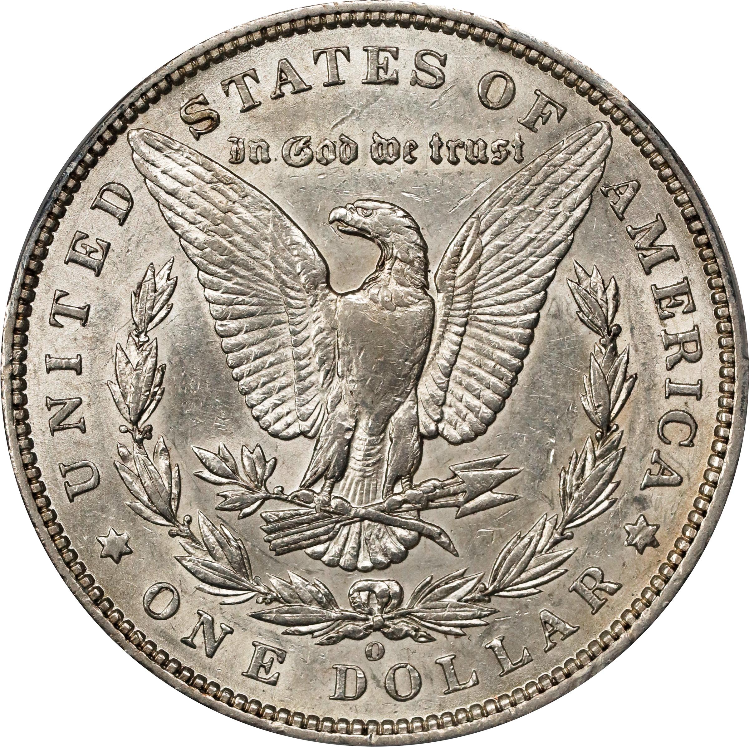 1896-O Morgan Silver Dollar. AU-50 (PCGS)., AU50 - PCGS Auction Prices