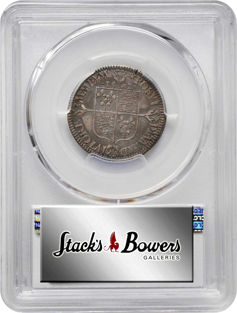 GREAT BRITAIN. 6 Pence, 1562. London Mint; im: star. Elizabeth I