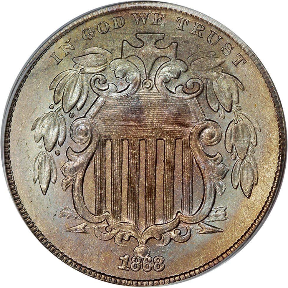 1868 5c PCGS MS63, MS63 - PCGS Auction Prices
