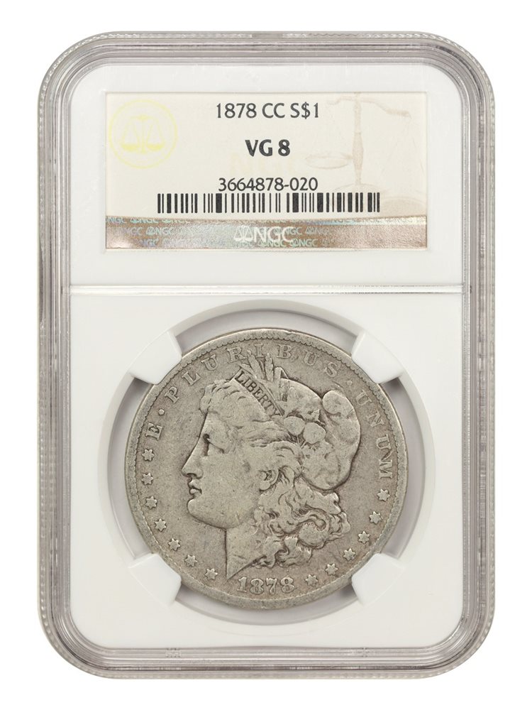 1878-CC $1 NGC VG-08, VG8 - PCGS Auction Prices