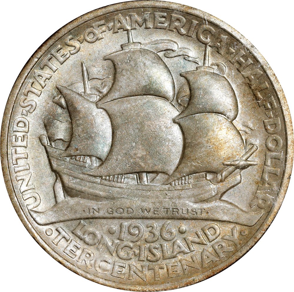 1936 Long Island Tercentenary. MS-65 (PCGS). OGH Generation 1.2
