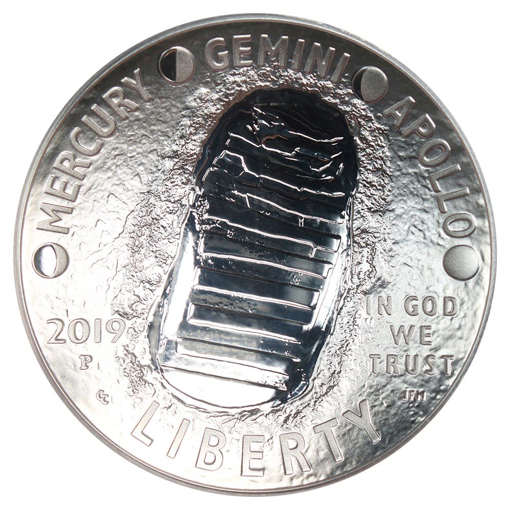 2019-P Apollo 11 $1 PCGS Proof 70 DCAM (First Strike), PR70DCAM