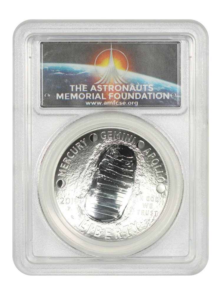 2019-P Apollo 11 $1 PCGS Proof 70 DCAM (First Strike), PR70DCAM