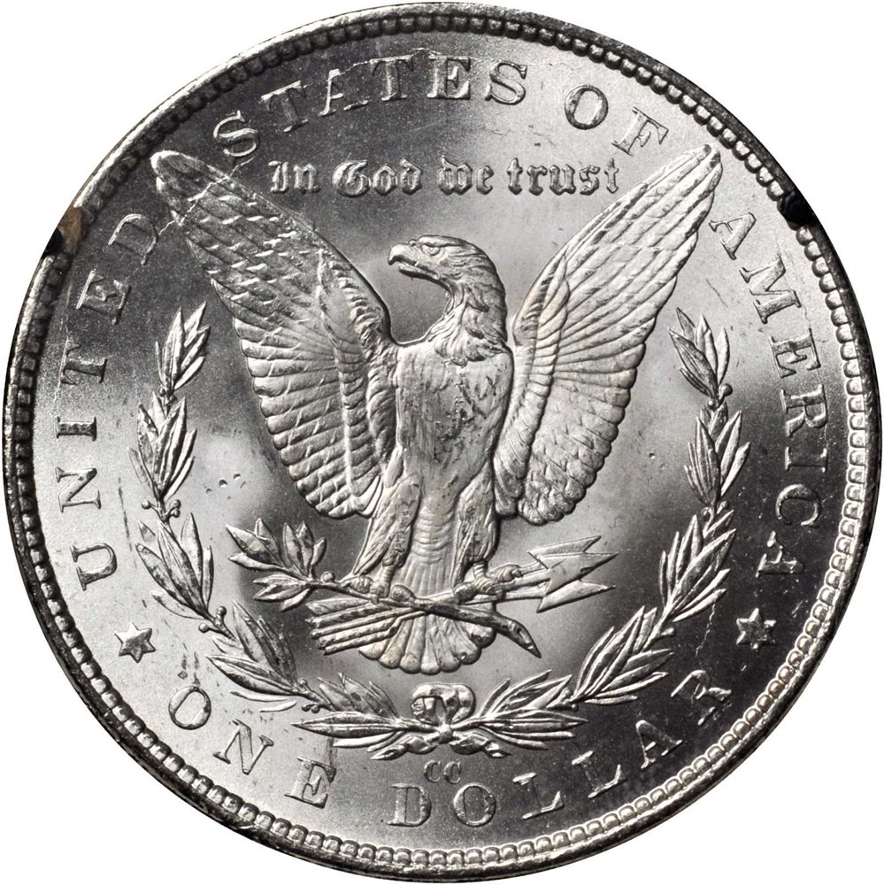 1882-CC GSA Morgan Silver Dollar. MS-64 (NGC)., MS64 - PCGS