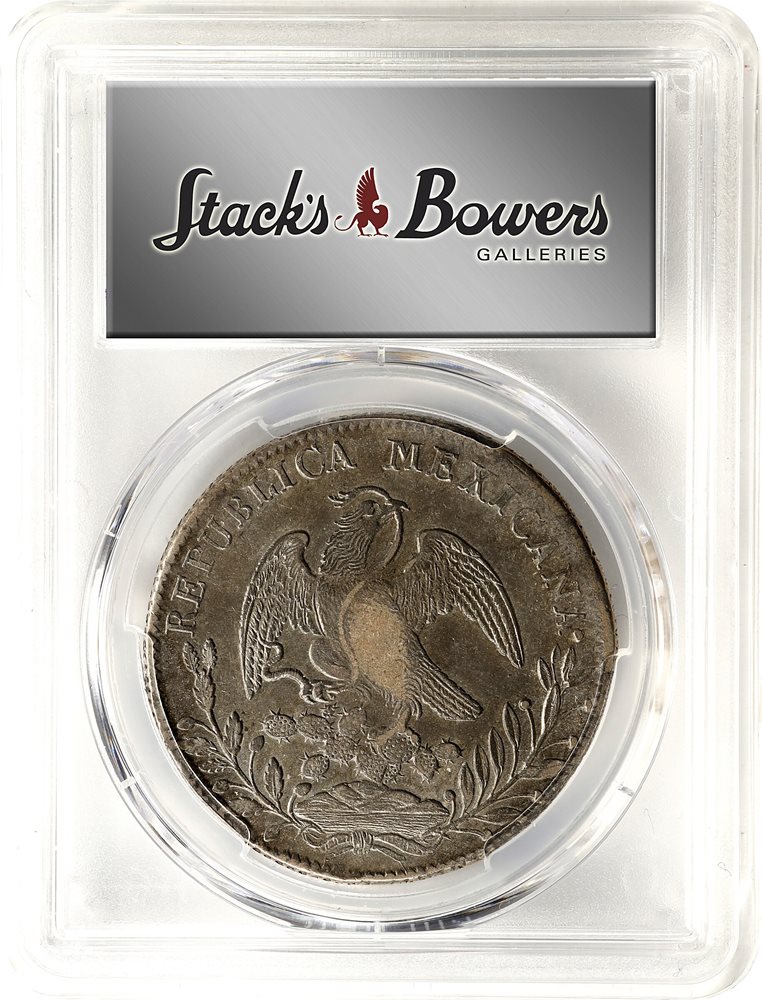 MEXICO. 8 Reales, 1829-Zs AO. Zacatecas Mint. PCGS AU-55., AU55