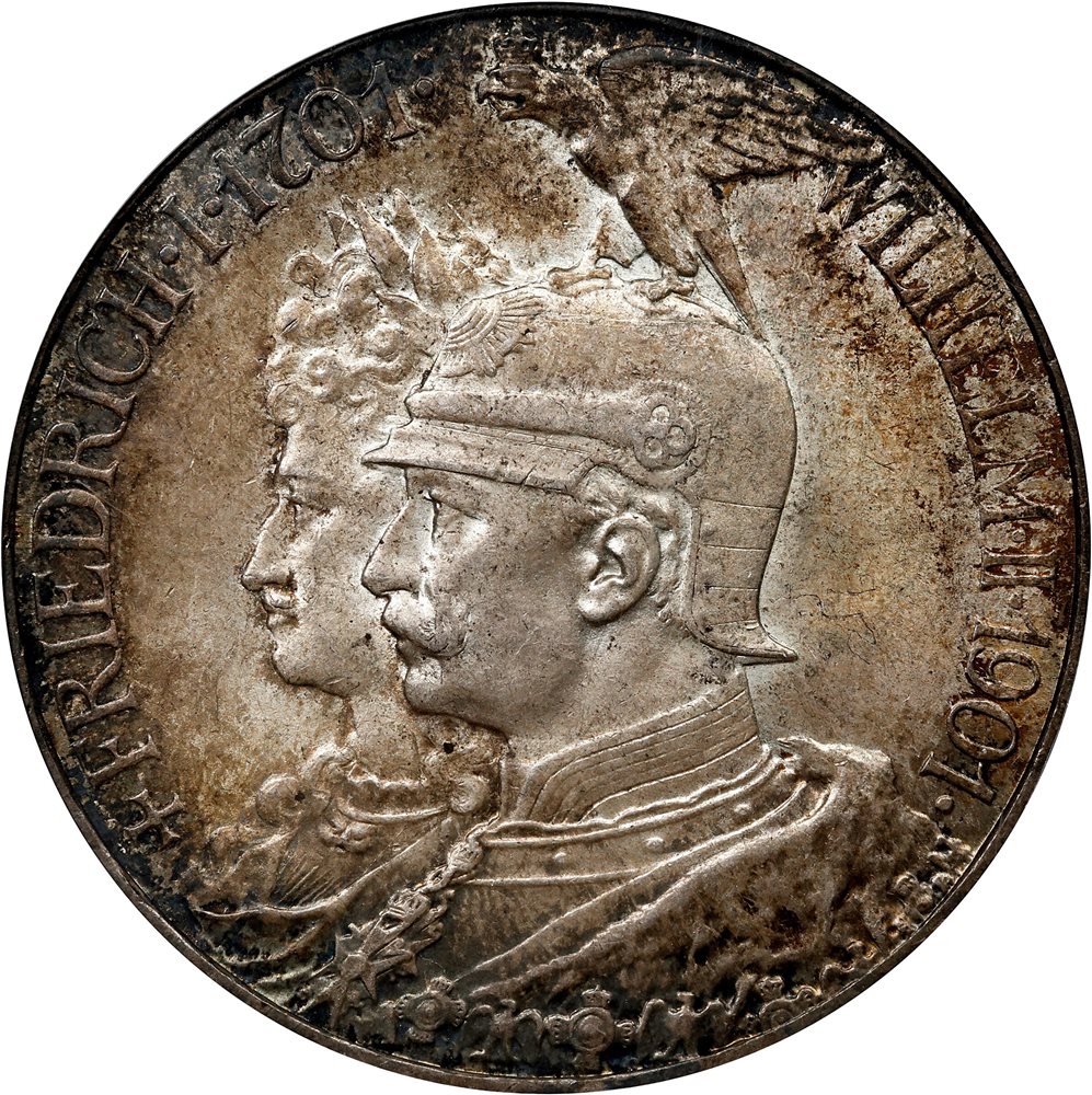 GERMANY. Prussia. 5 Mark, 1901. Berlin Mint. Wilhelm II. PCGS MS