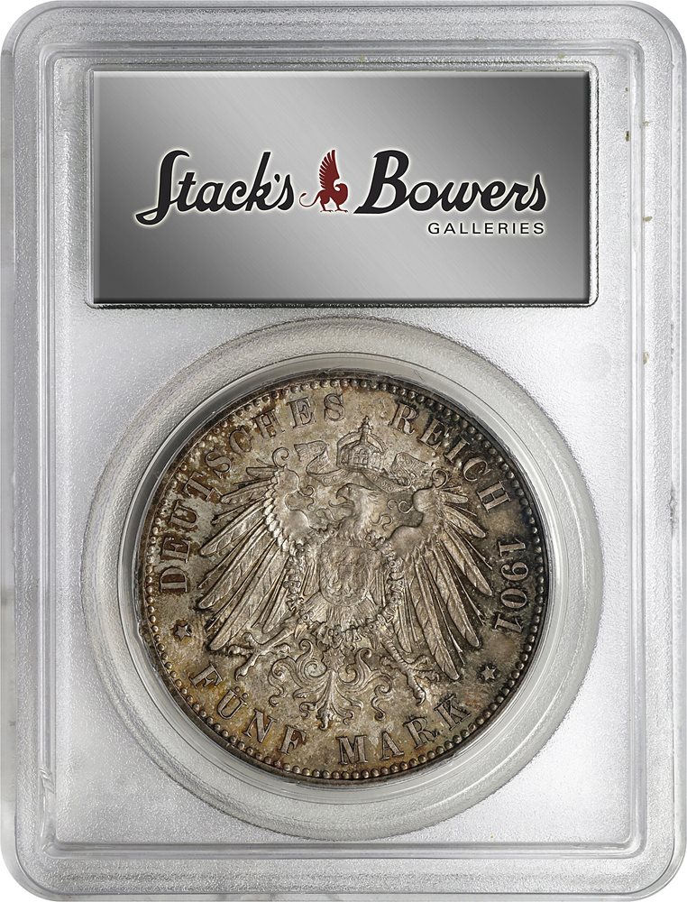 GERMANY. Prussia. 5 Mark, 1901. Berlin Mint. Wilhelm II. PCGS MS