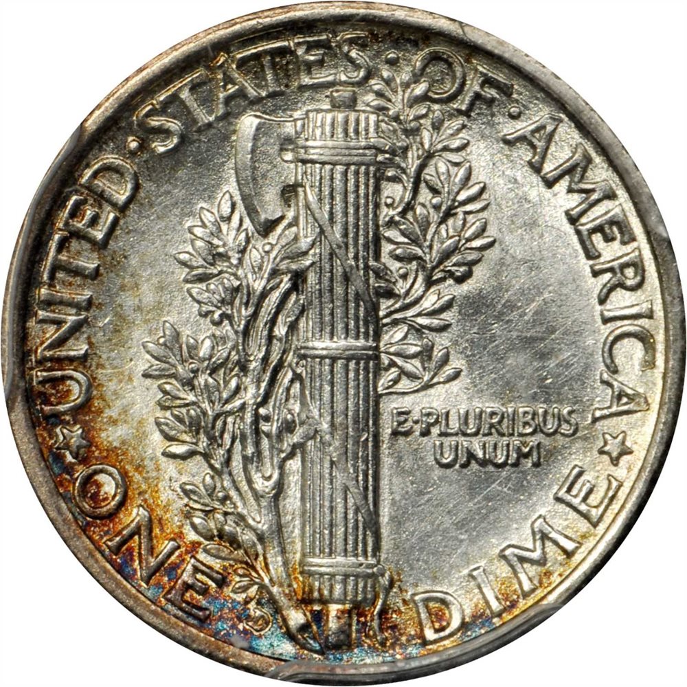 1916-D Mercury Dime. AU-58 (PCGS)., AU58 - PCGS Auction Prices