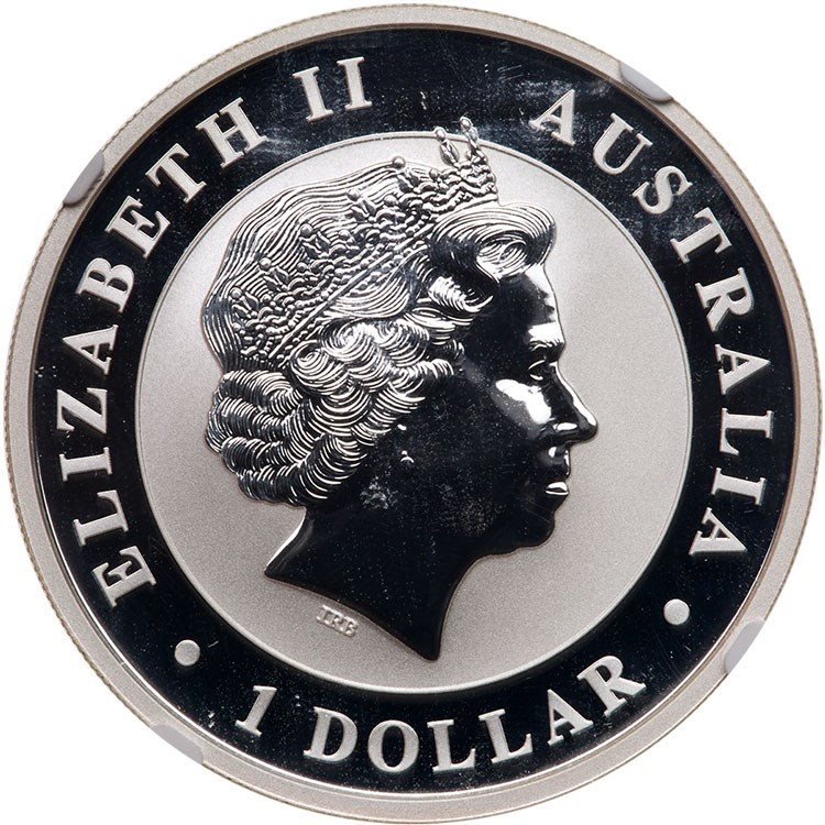 最高鑑定 2017年 オーストラリア 銀貨 PCGS MS70 クッカバラ Australia. 2017-P Kookaburra Silver $1.NGC graded MS-70. , MS70