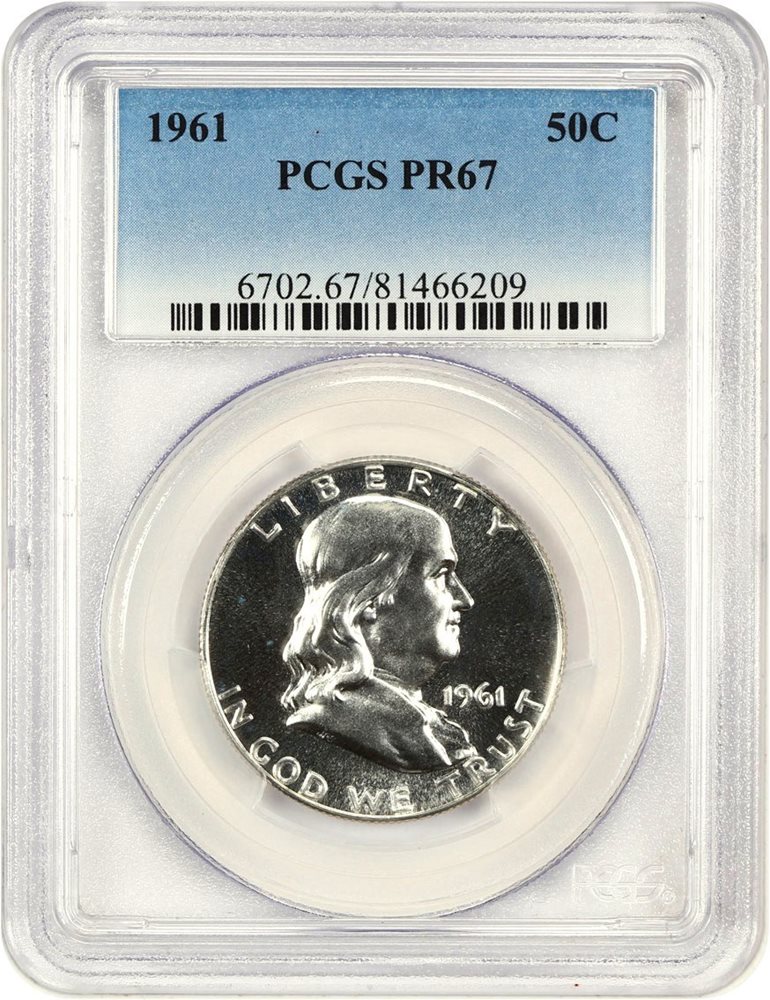1961 50c PCGS Proof 67, PR67 - PCGS Auction Prices