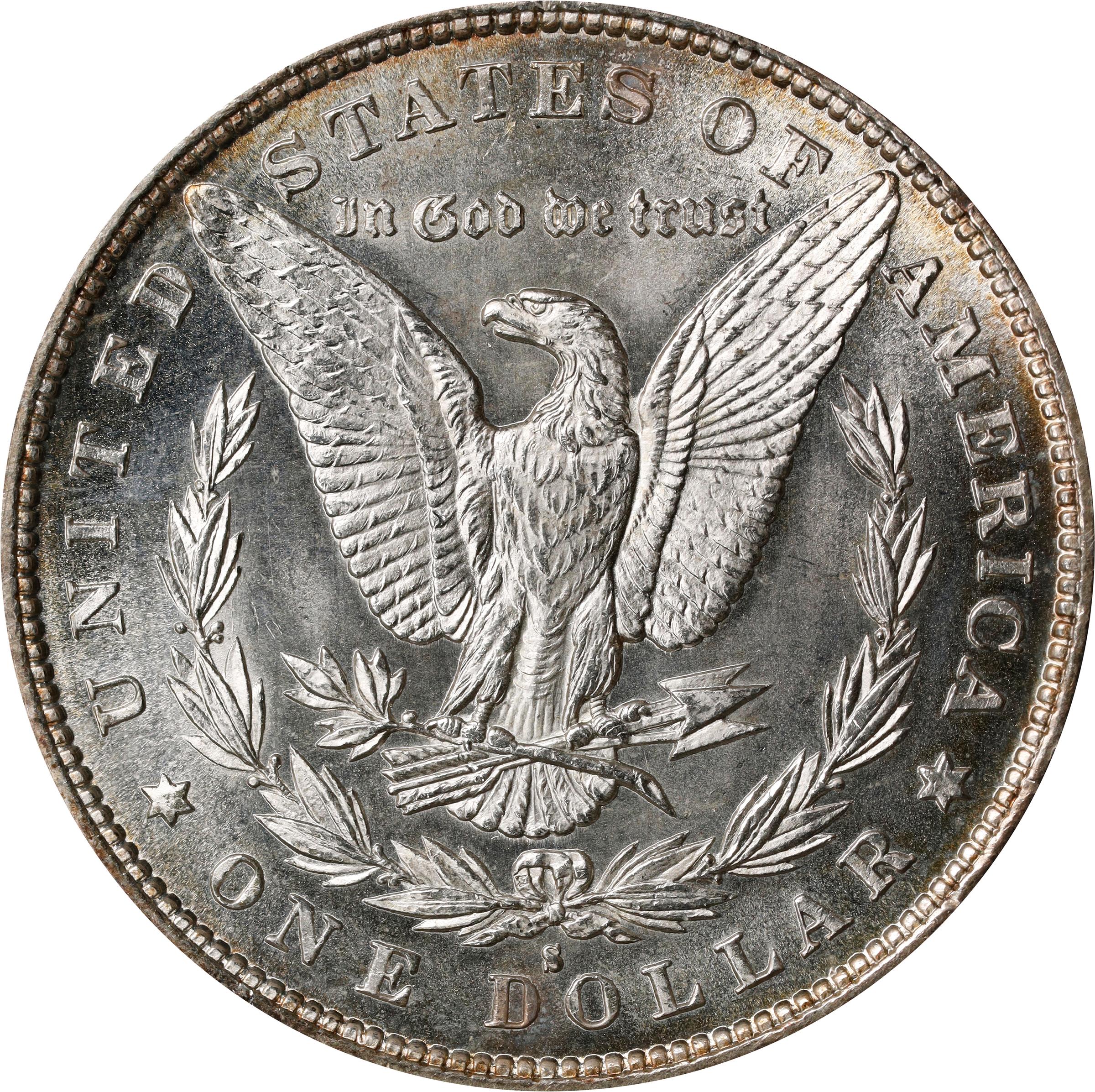 1879-S モルガンダラー銀貨・ドル MS65 PCGS認証 アメリカ 065 1879-S Morgan Silver Dollar. MS-65 (PCGS)., MS65 - PCGS Auction Prices
