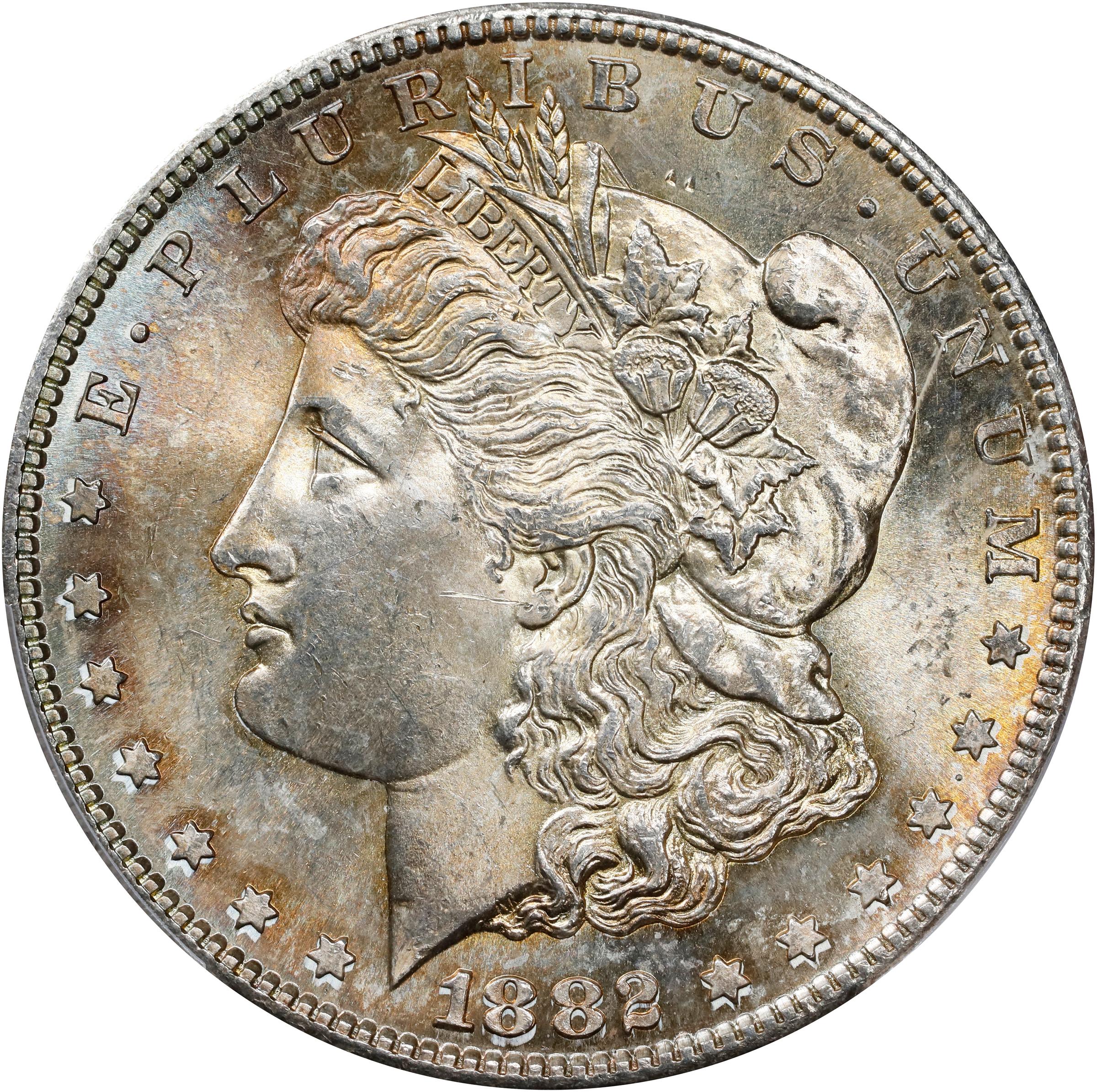 s まとめ売り　100枚　② 1882-S Morgan Silver Dollar. MS-64 (PCGS)., MS64 - PCGS Auction Prices