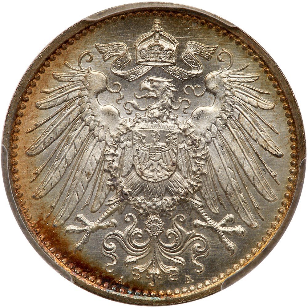 Germany. 1 Mark, 1914-A.PCGS graded MS-68. , MS68 - PCGS Auction