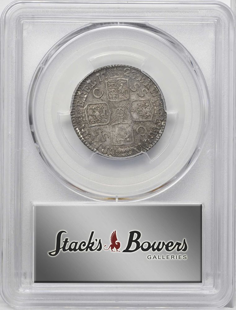 GREAT BRITAIN. Shilling, 1723. London Mint. George III. PCGS MS-63