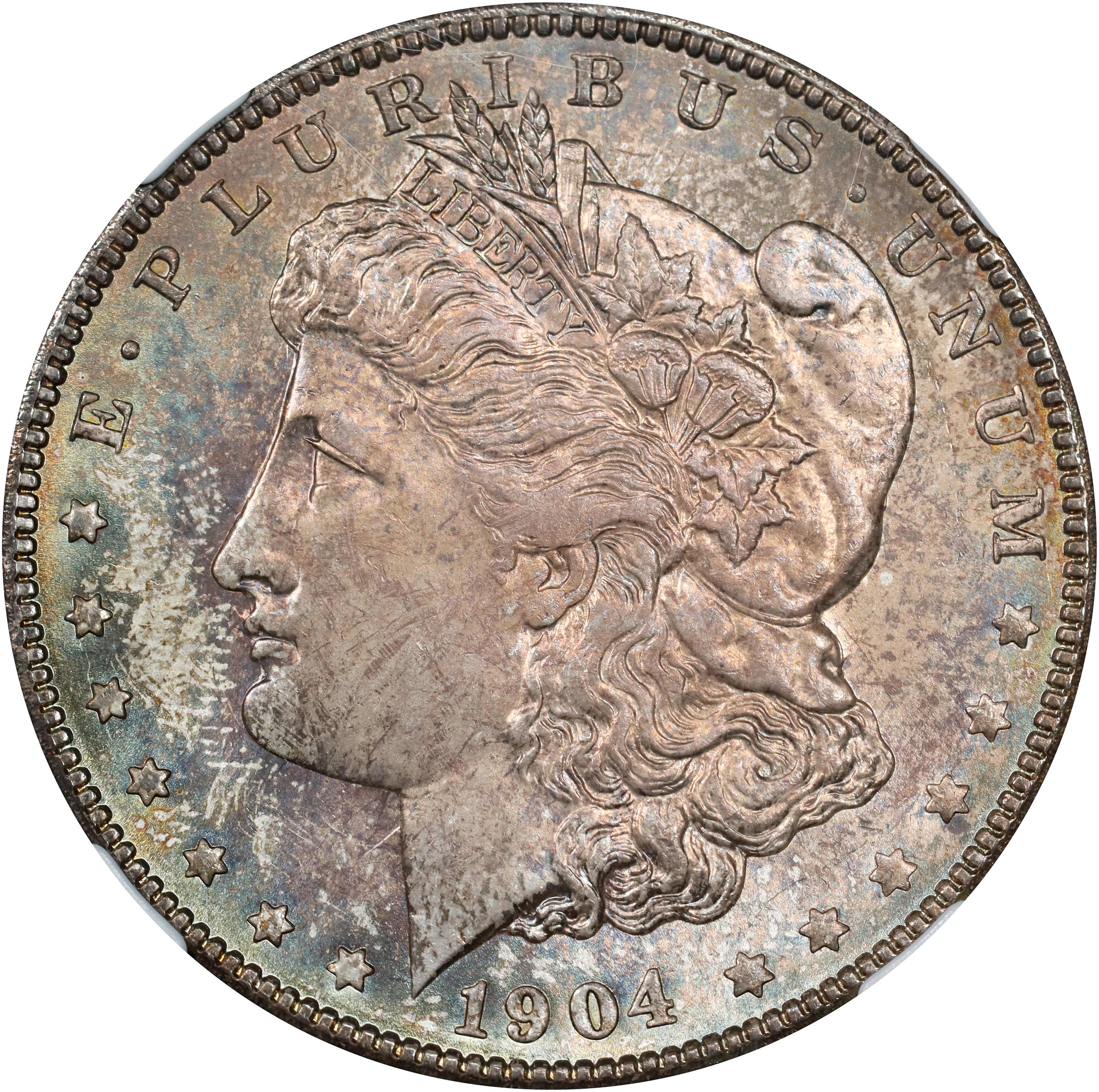 1904-O Morgan Silver Dollar. MS-63 (NGC)., MS63 - PCGS Auction Prices