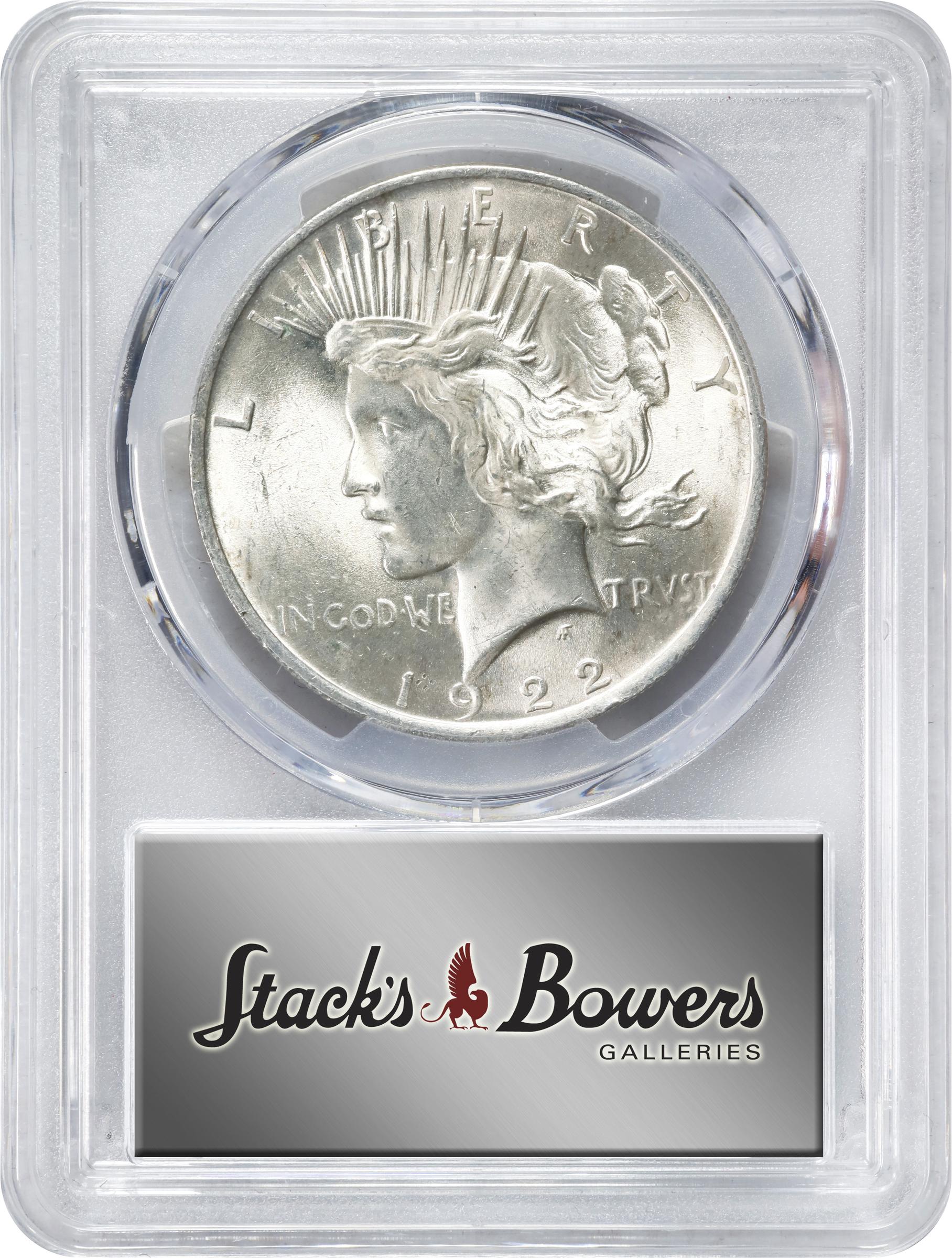 1922 Peace Silver Dollar. MS-63 (PCGS)., MS63 - PCGS Auction Prices