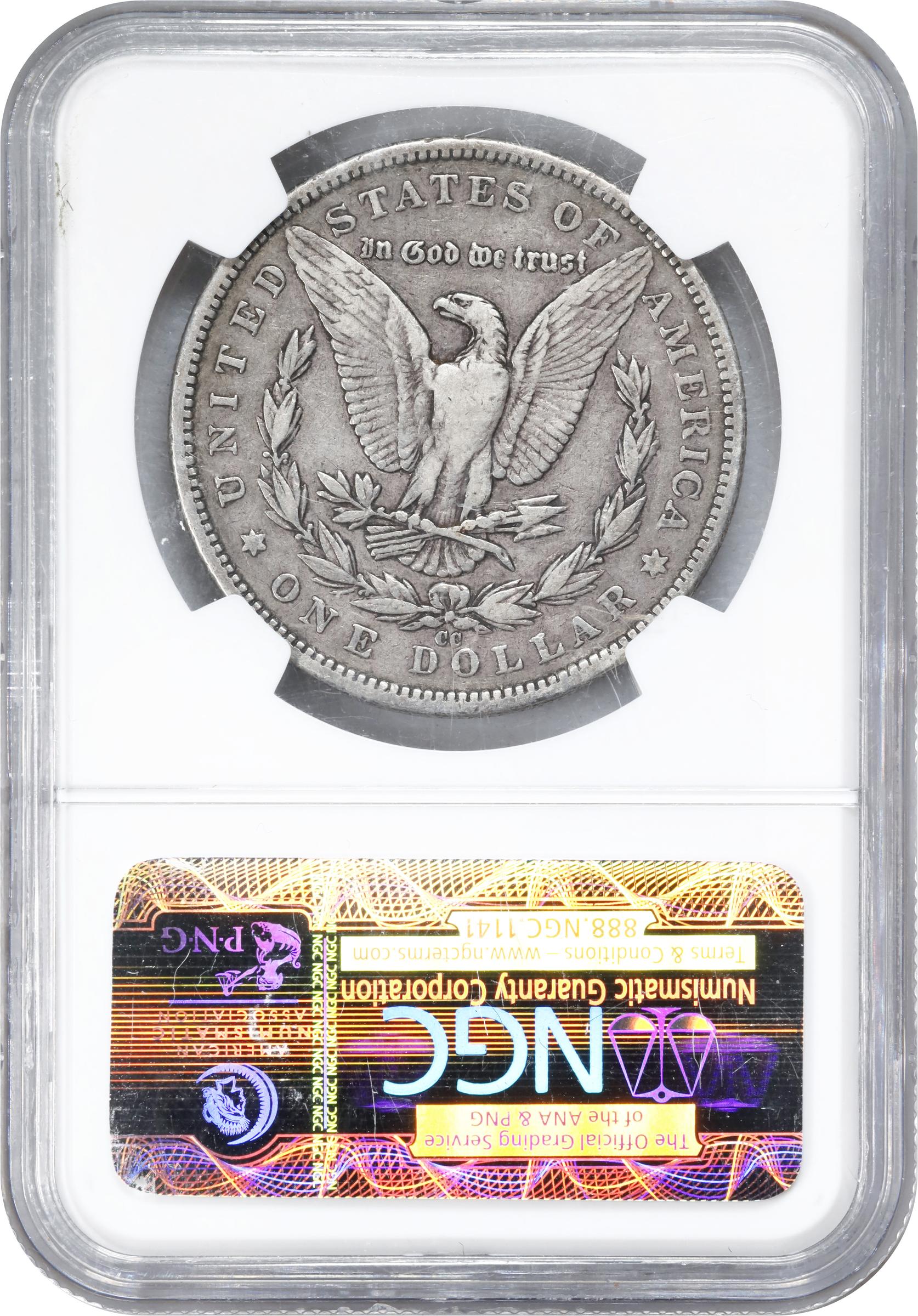 1889年 MORGAN SILVER DOLLAR アメリカPCGS MS63 1889-CC Morgan Silver Dollar. VF-25 (NGC)., VF25 - PCGS Auction Prices