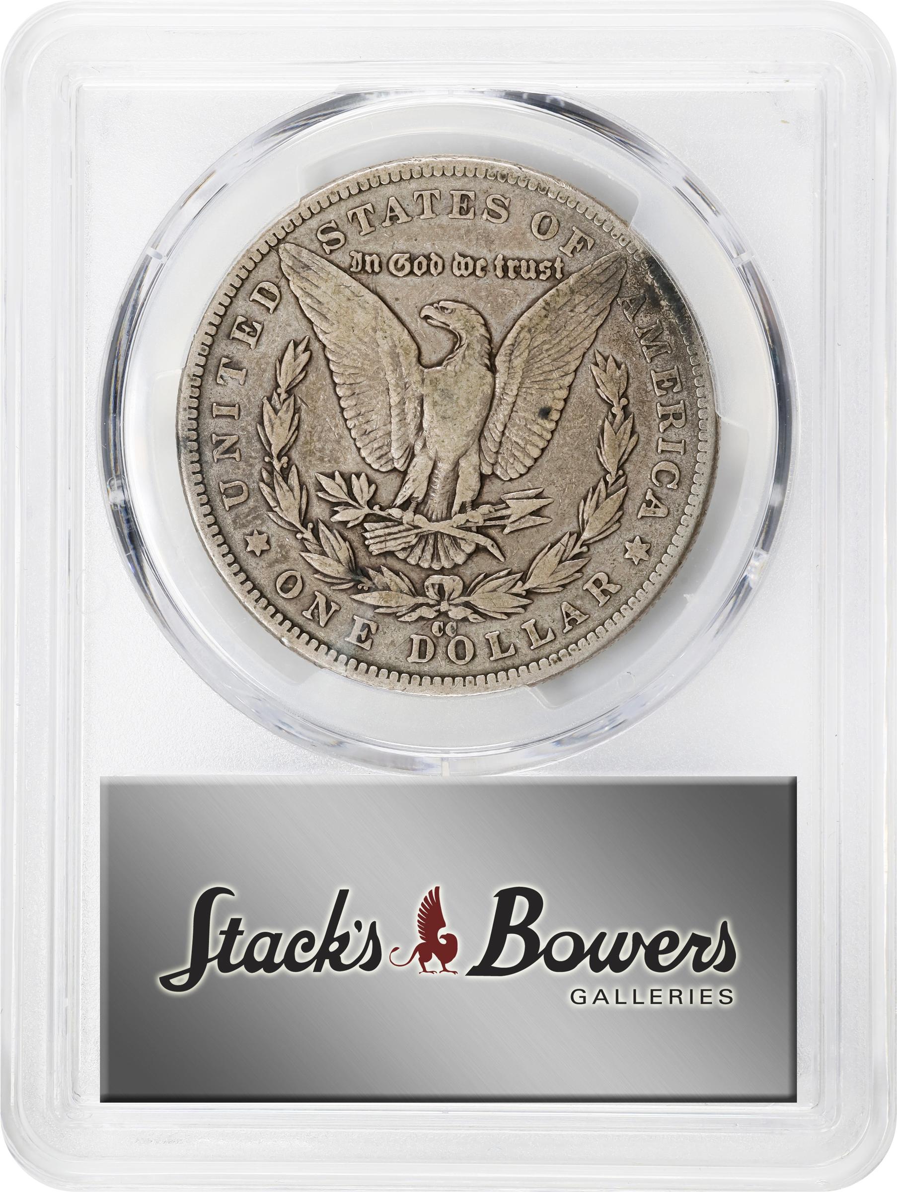1889-CC Morgan Silver Dollar. Fine-15 (PCGS)., F15 - PCGS Auction