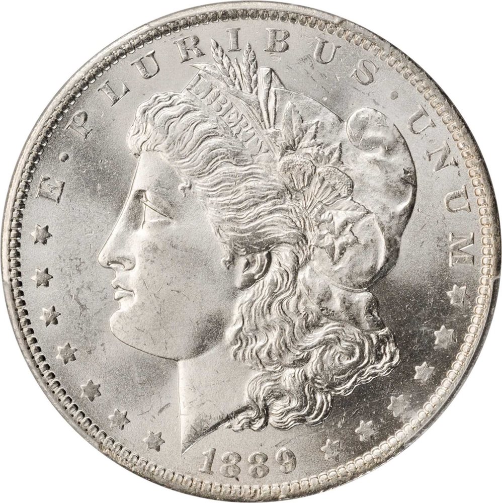 1889-O Morgan Silver Dollar. MS-65+ (PCGS)., MS65+ - PCGS Auction