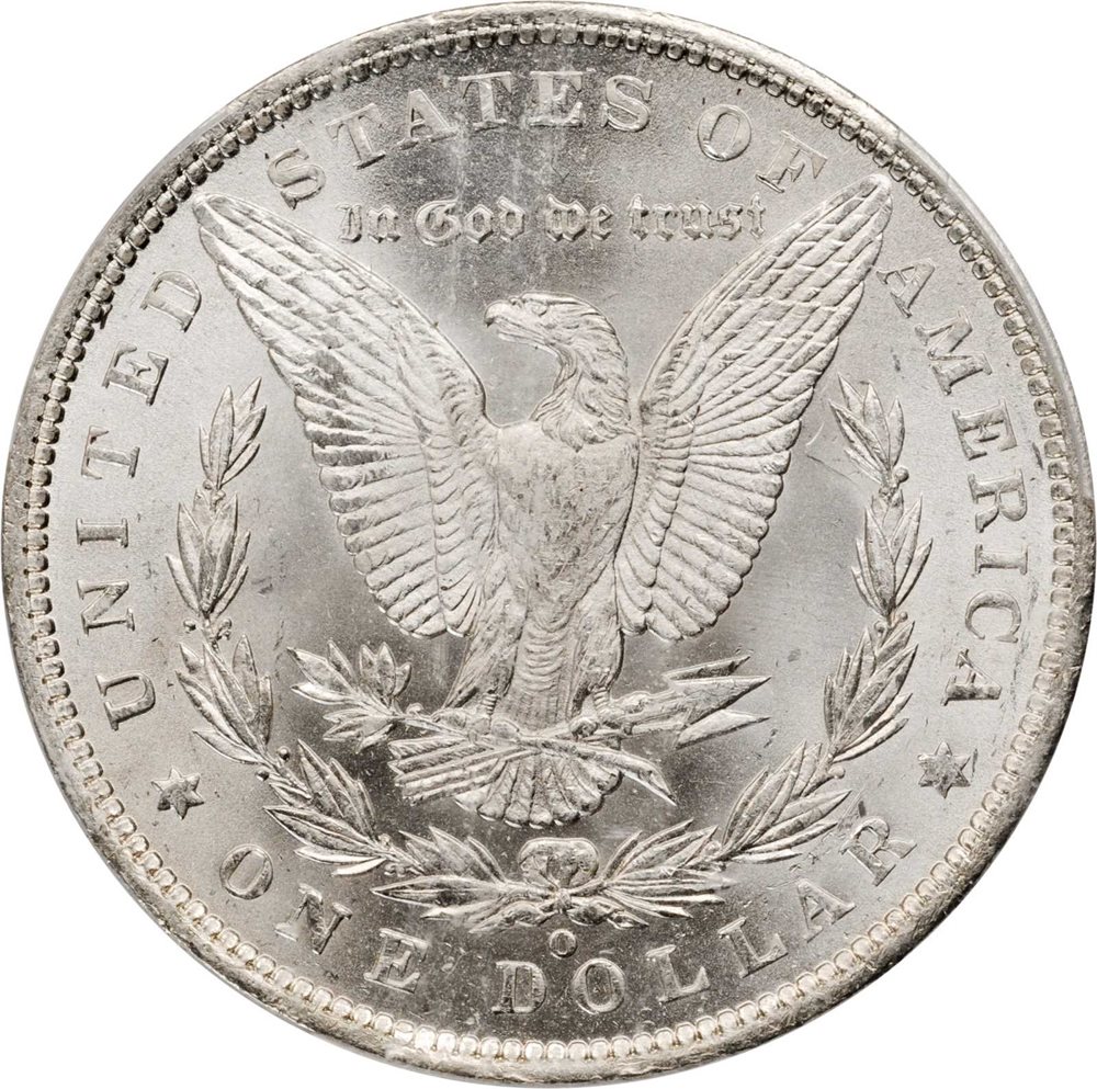 1889-O Morgan Silver Dollar. MS-65+ (PCGS)., MS65+ - PCGS Auction