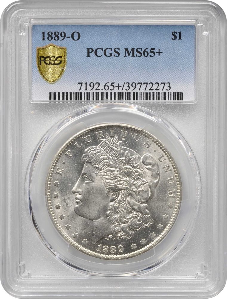 1889-O Morgan Silver Dollar. MS-65+ (PCGS)., MS65+ - PCGS Auction