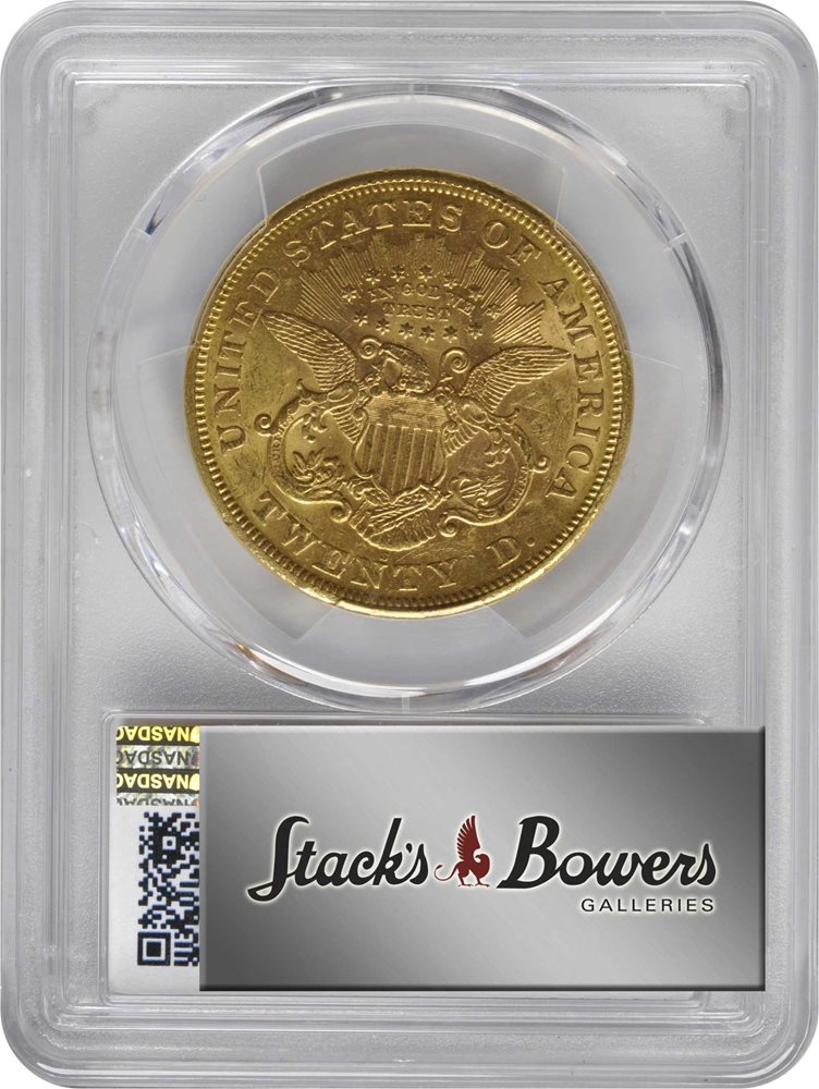 1870-S Liberty Head Double Eagle. AU-58 (PCGS)., AU58 - PCGS
